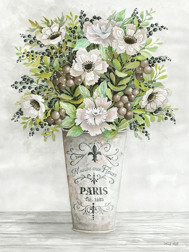 French Floral II art print by Cindy Jacobs for $57.95 CAD