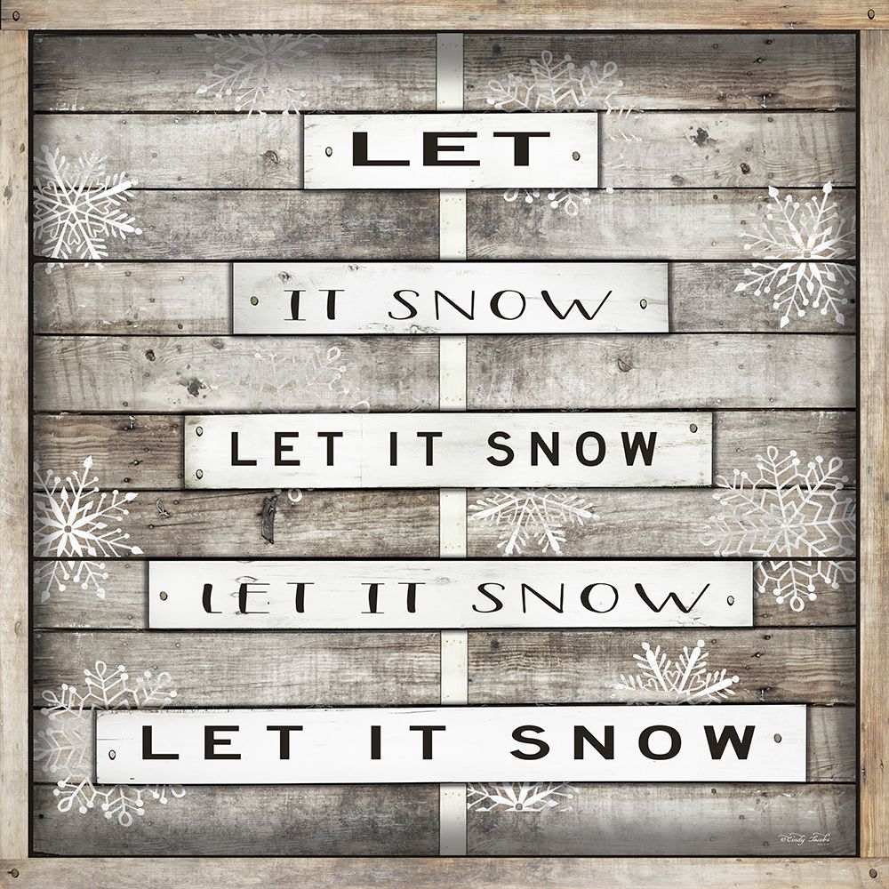 Let It Snow art print by Cindy Jacobs for $57.95 CAD