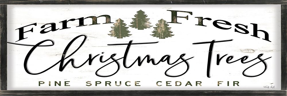 Farm Fresh Christmas Trees III art print by Cindy Jacobs for $57.95 CAD