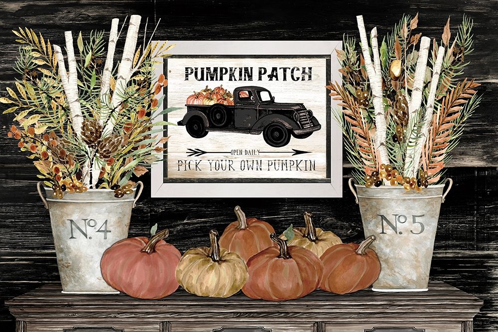 Pumpkin Patch Still Life art print by Cindy Jacobs for $57.95 CAD