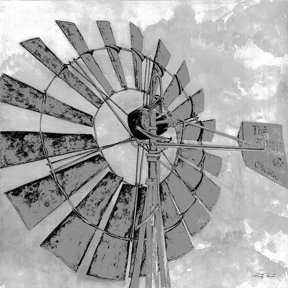 Windmill art print by Cindy Jacobs for $57.95 CAD