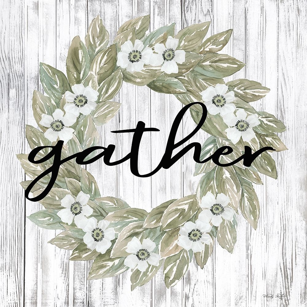 Gather Wreath art print by Cindy Jacobs for $57.95 CAD