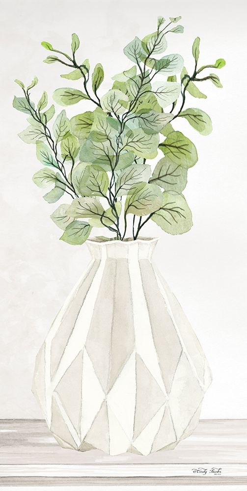 Geometric Vase I art print by Cindy Jacobs for $57.95 CAD