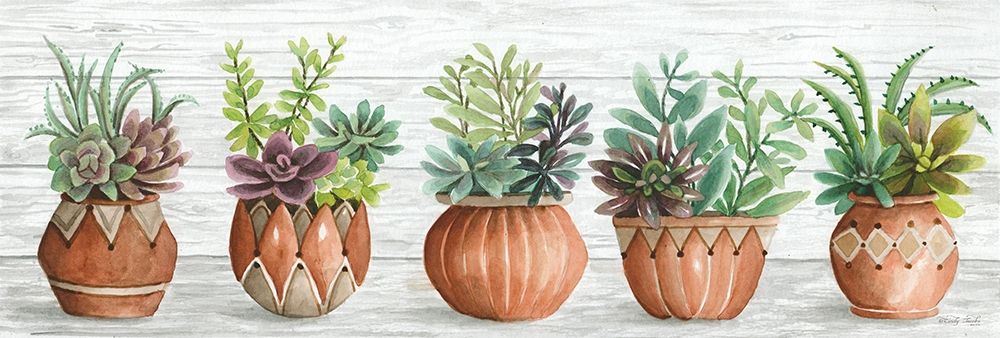 Terracotta Pots I art print by Cindy Jacobs for $57.95 CAD