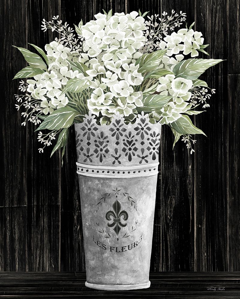 Punched Tin Floral I art print by Cindy Jacobs for $57.95 CAD
