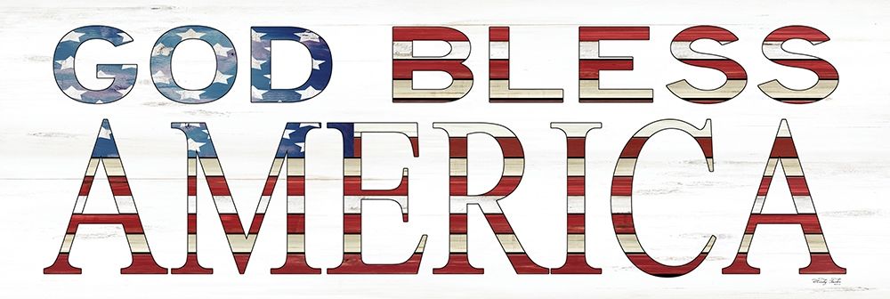 God Bless America art print by Cindy Jacobs for $57.95 CAD