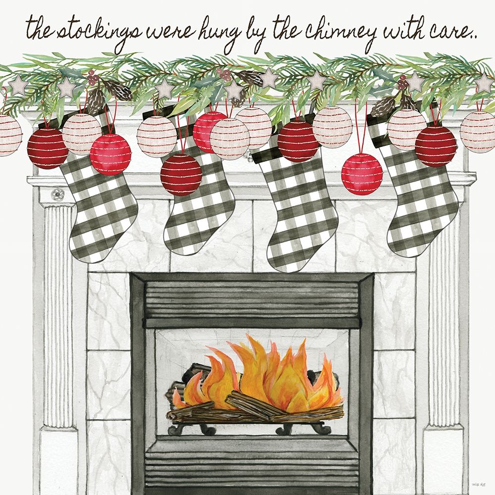 The Stockings Were Hung art print by Cindy Jacobs for $57.95 CAD