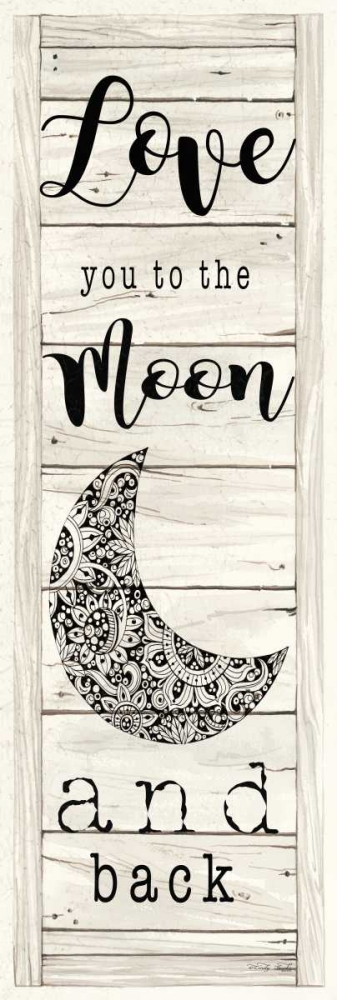 Love You to the Moon and Back art print by Cindy Jacobs for $57.95 CAD