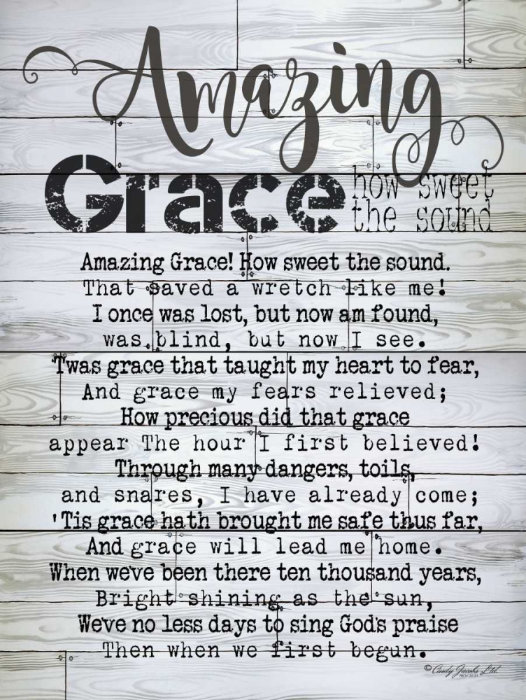 Amazing Grace art print by Cindy Jacobs for $57.95 CAD