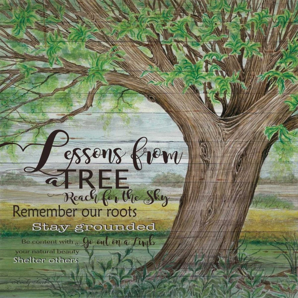 Lessons for a Tree art print by Cindy Jacobs for $57.95 CAD