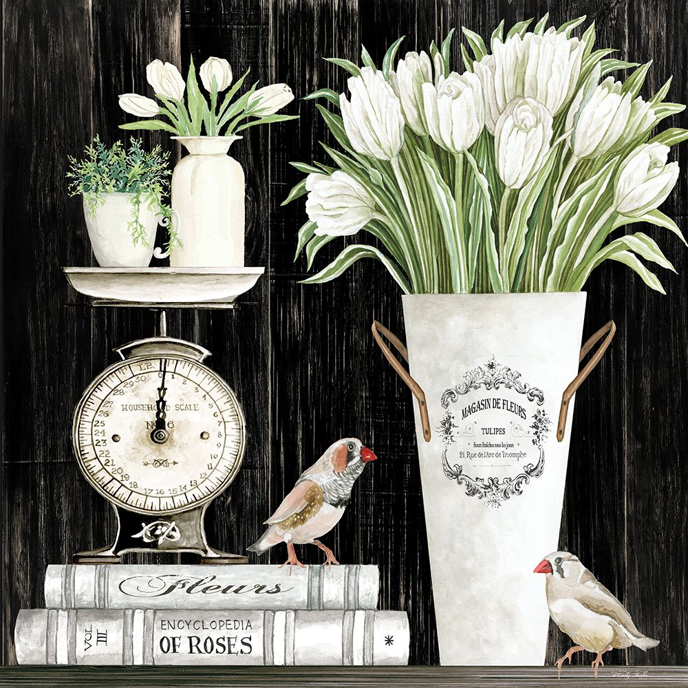 Tulips and Scales art print by Cindy Jacobs for $57.95 CAD