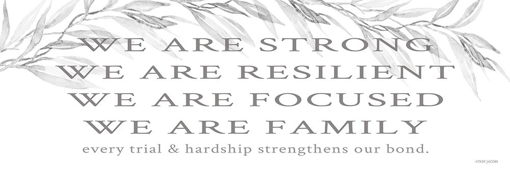 We Are Family art print by Cindy Jacobs for $57.95 CAD