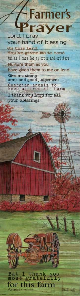 A Farmers Prayer art print by Cindy Jacobs for $57.95 CAD