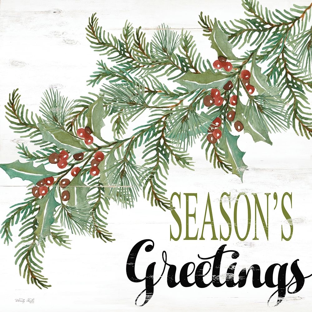 Seasons Greetings art print by Cindy Jacobs for $57.95 CAD