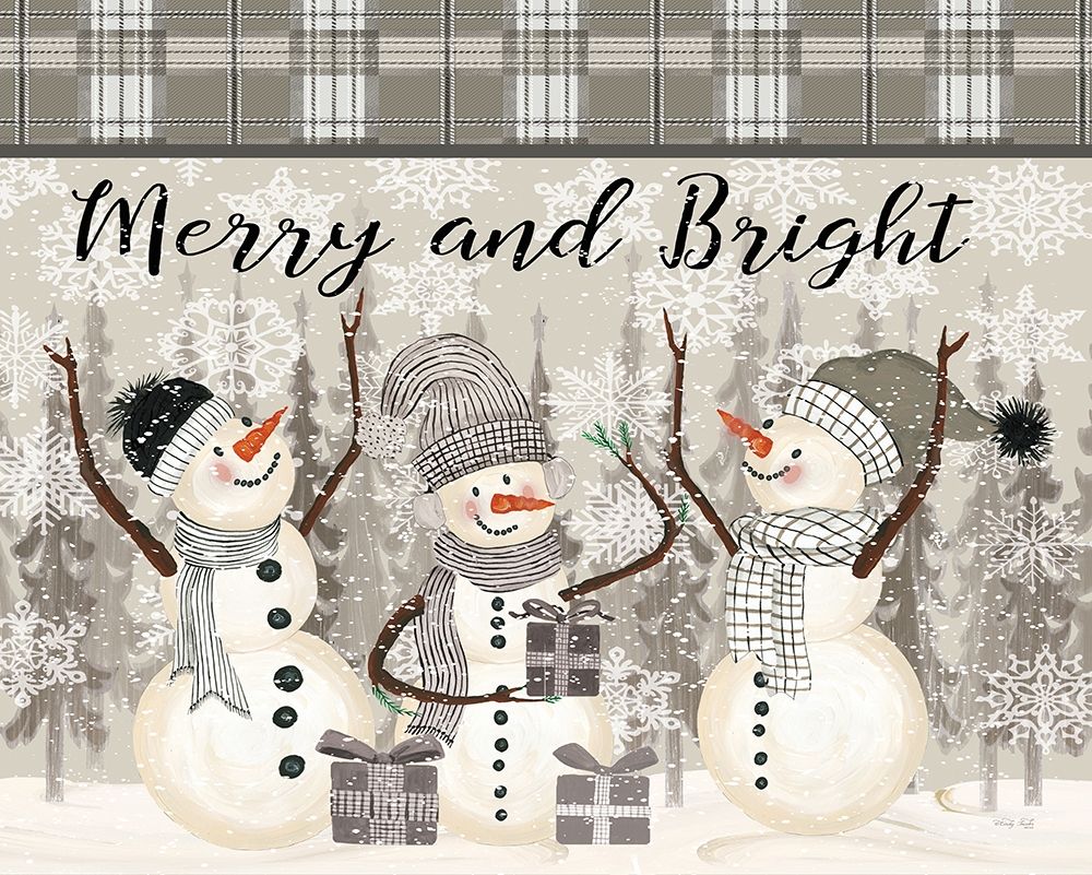 Joyful Snowmen art print by Cindy Jacobs for $57.95 CAD