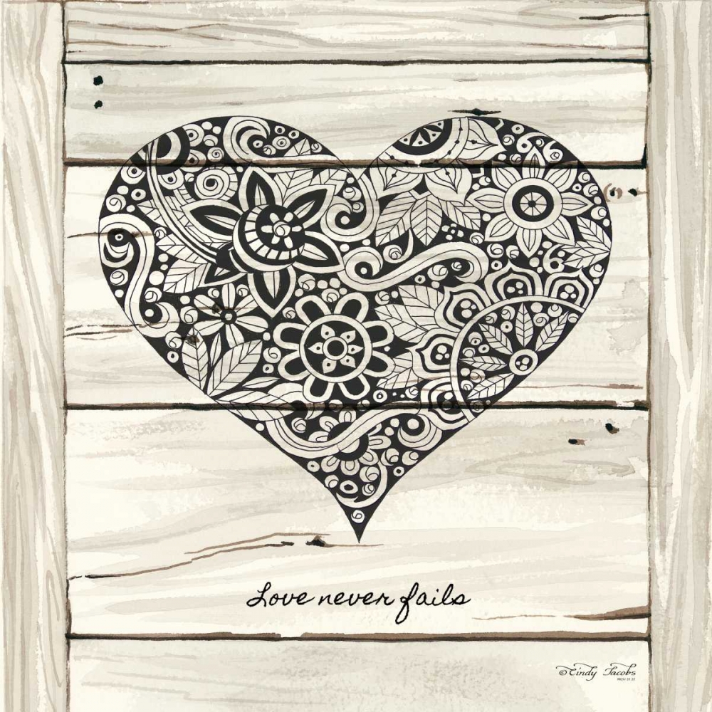 Love Never Fails art print by Cindy Jacobs for $57.95 CAD
