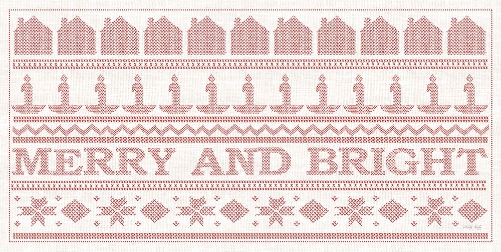 Merry and Bright Stitchery art print by Cindy Jacobs for $57.95 CAD
