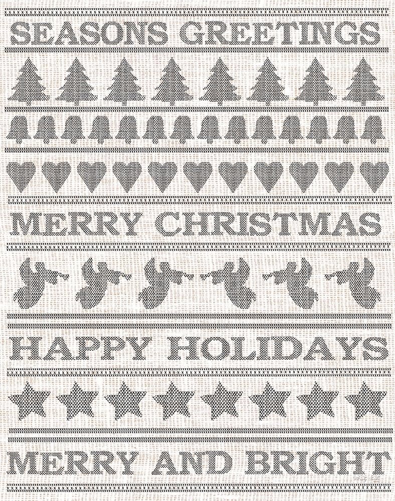 Holiday Sentiments Stitchery II art print by Cindy Jacobs for $57.95 CAD