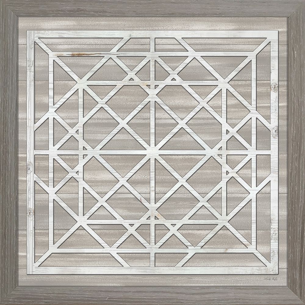Geo Greige Deco 1 art print by Cindy Jacobs for $57.95 CAD