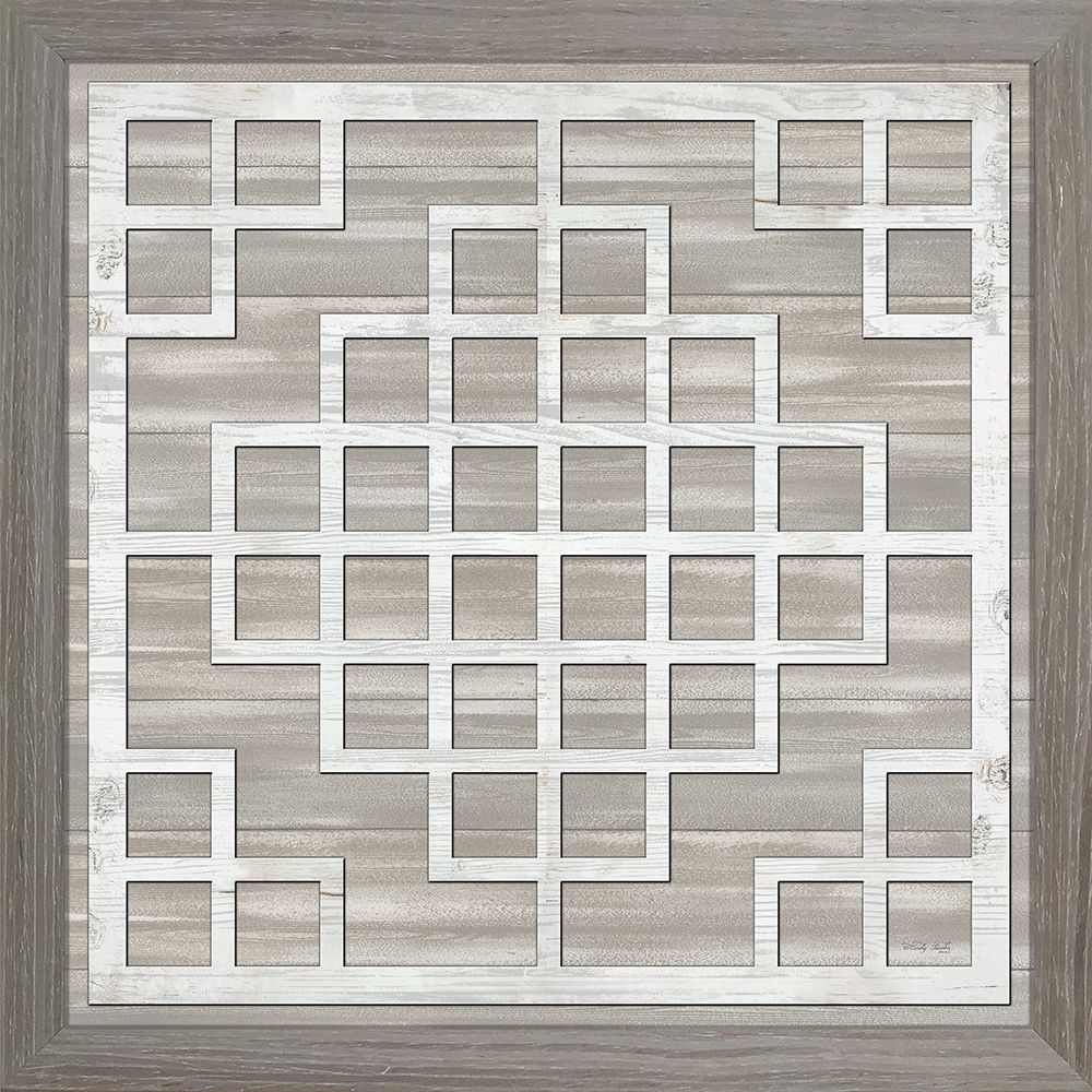 Geo Greige Deco 2 art print by Cindy Jacobs for $57.95 CAD
