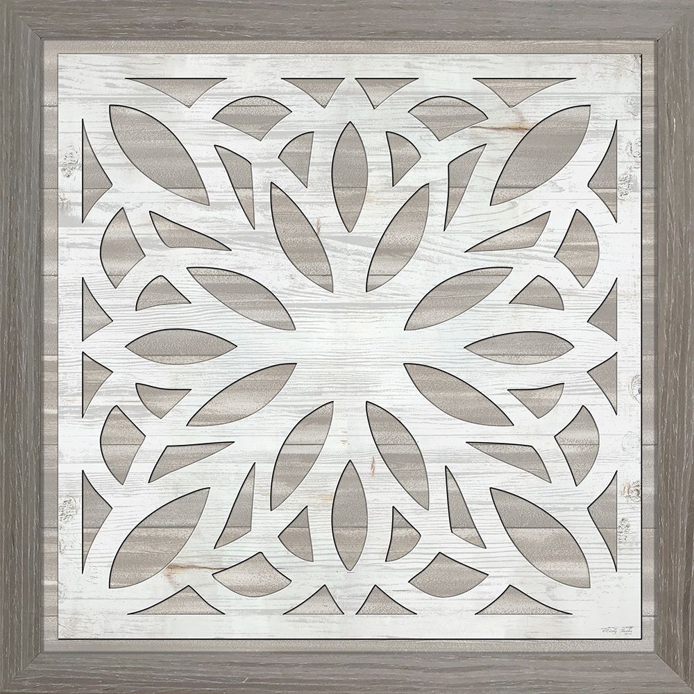 Geo Greige Deco 6 art print by Cindy Jacobs for $57.95 CAD