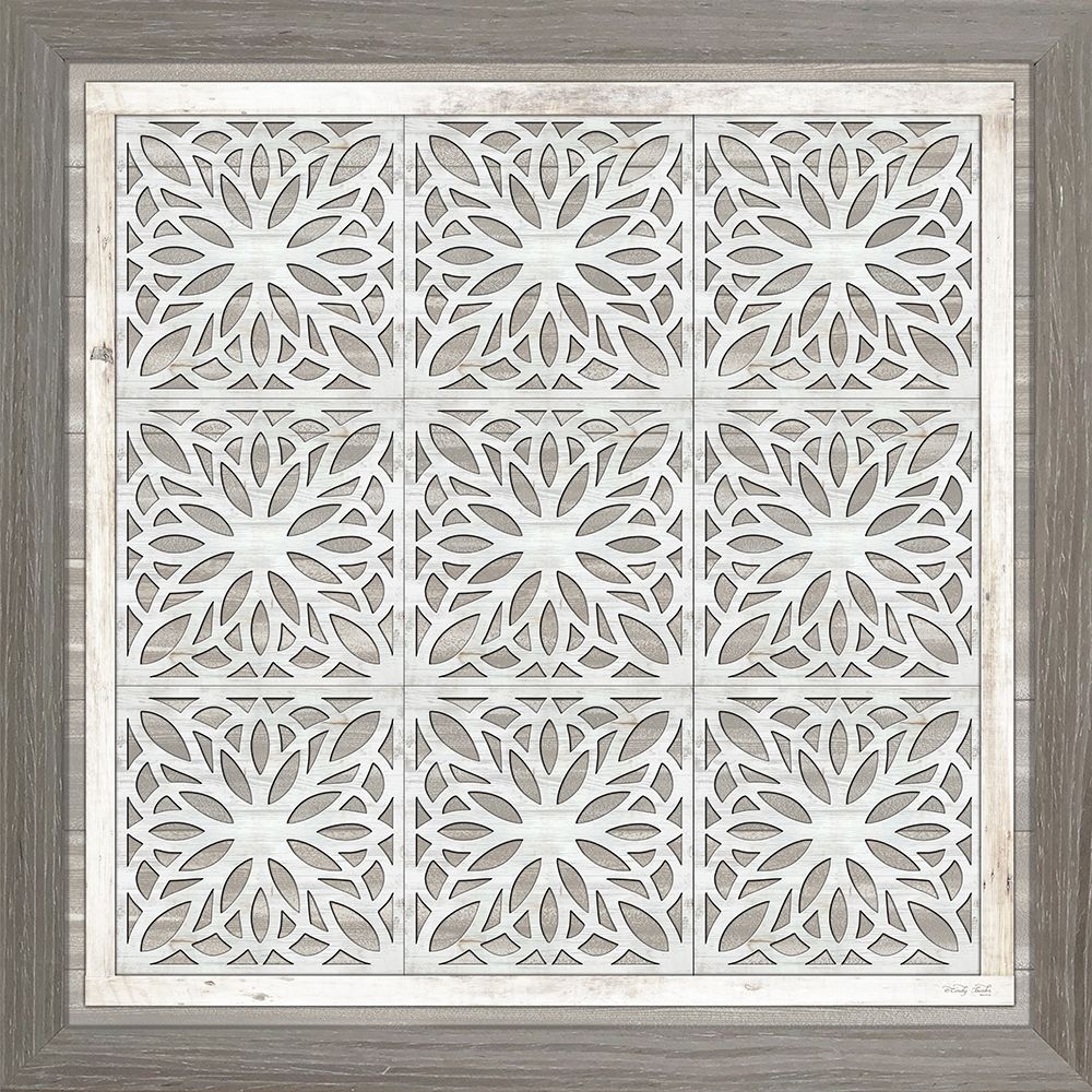 Geo Greige Deco 8 art print by Cindy Jacobs for $57.95 CAD