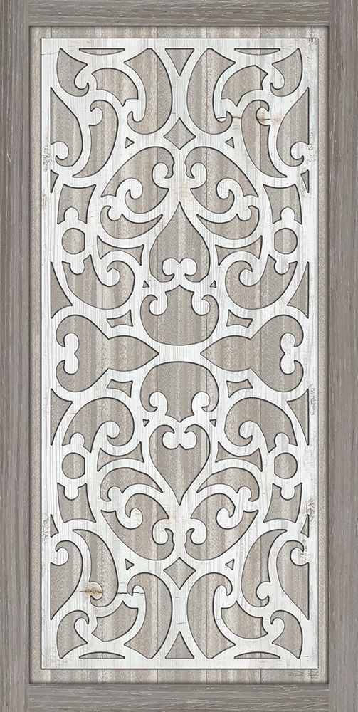 Geo Greige Deco Panel 1 art print by Cindy Jacobs for $57.95 CAD