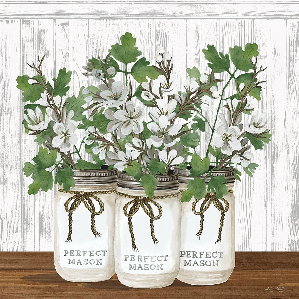 Apple Blossom Trio art print by Cindy Jacobs for $57.95 CAD