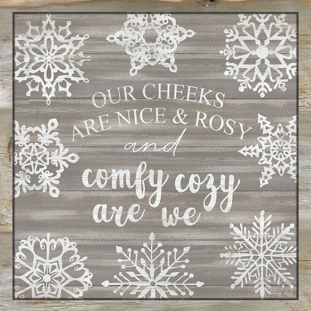 Comfy Cozy Snowflakes art print by Cindy Jacobs for $57.95 CAD
