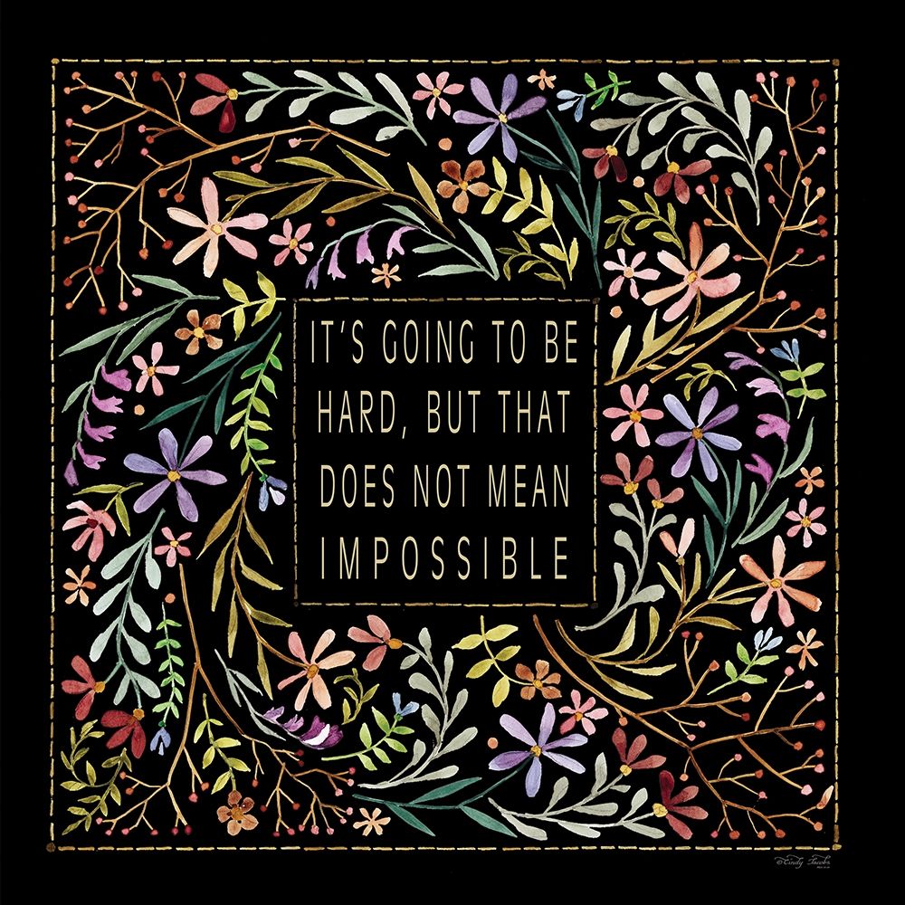 Its Going to be Hard art print by Cindy Jacobs for $57.95 CAD