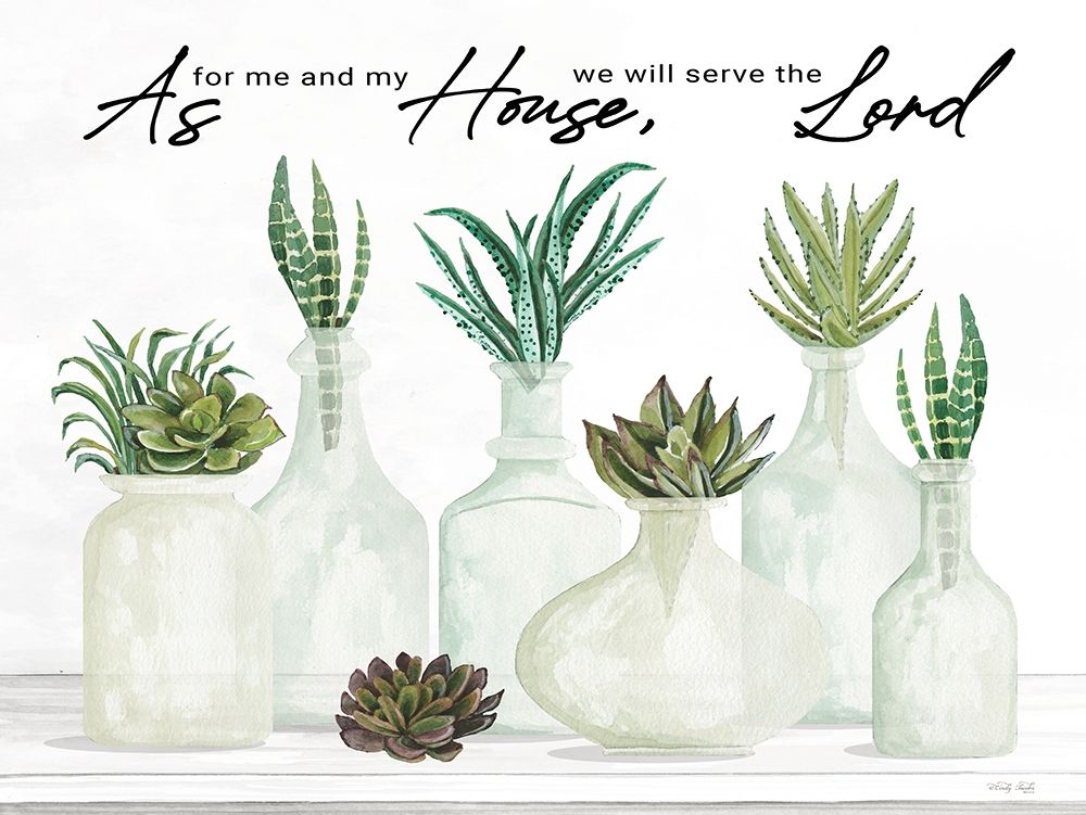 As for Me and My House art print by Cindy Jacobs for $57.95 CAD