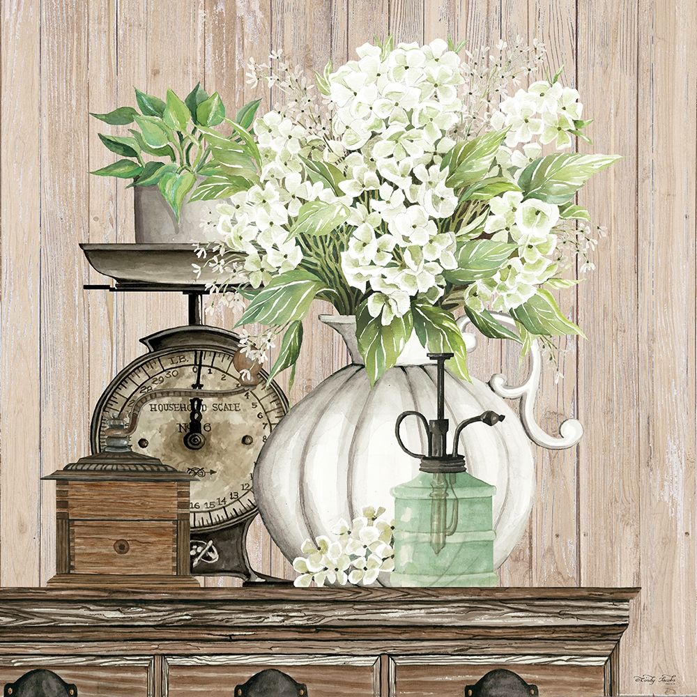 Farmhouse Finds I art print by Cindy Jacobs for $57.95 CAD
