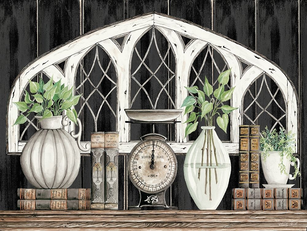 Farmhouse Dresser art print by Cindy Jacobs for $57.95 CAD