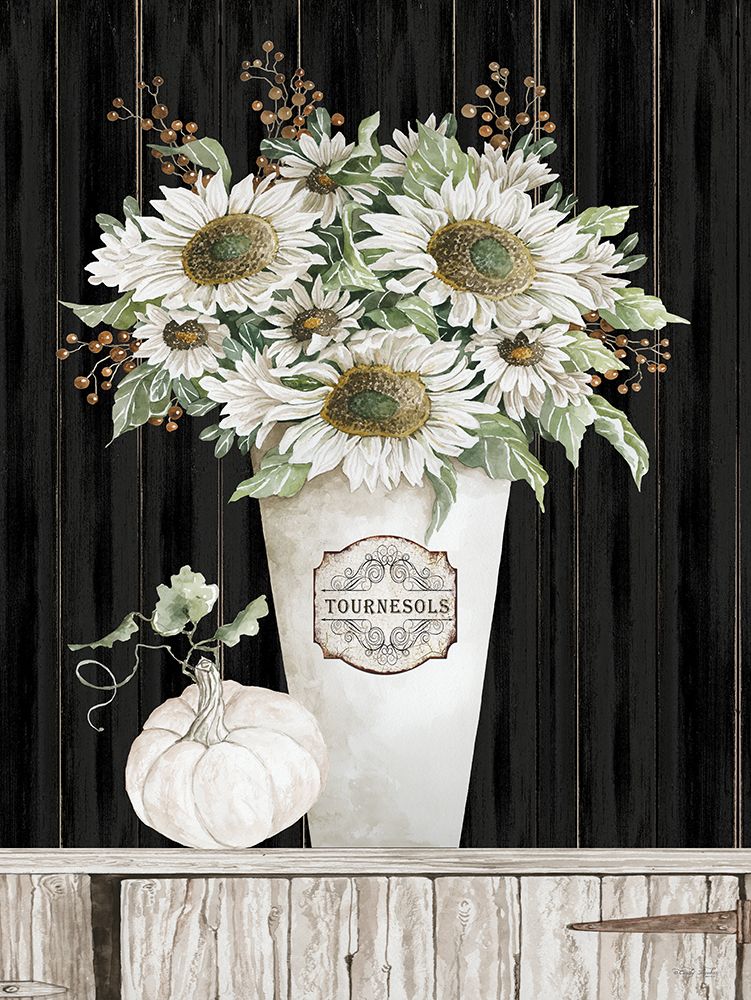 Fall Sunflowers I art print by Cindy Jacobs for $57.95 CAD