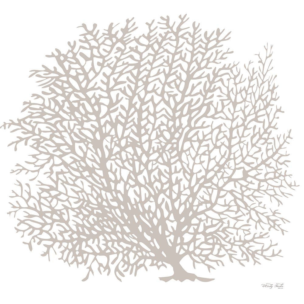 Gray Coral I art print by Cindy Jacobs for $57.95 CAD