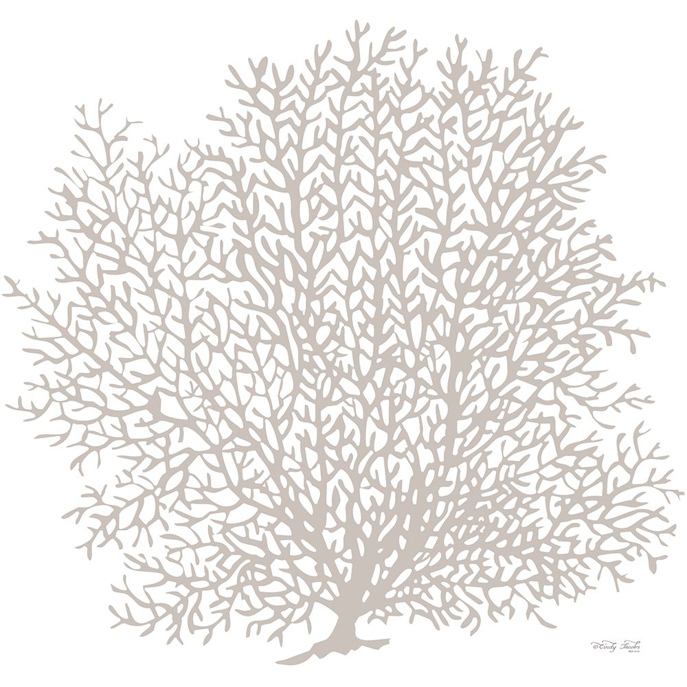 Gray Coral II art print by Cindy Jacobs for $57.95 CAD
