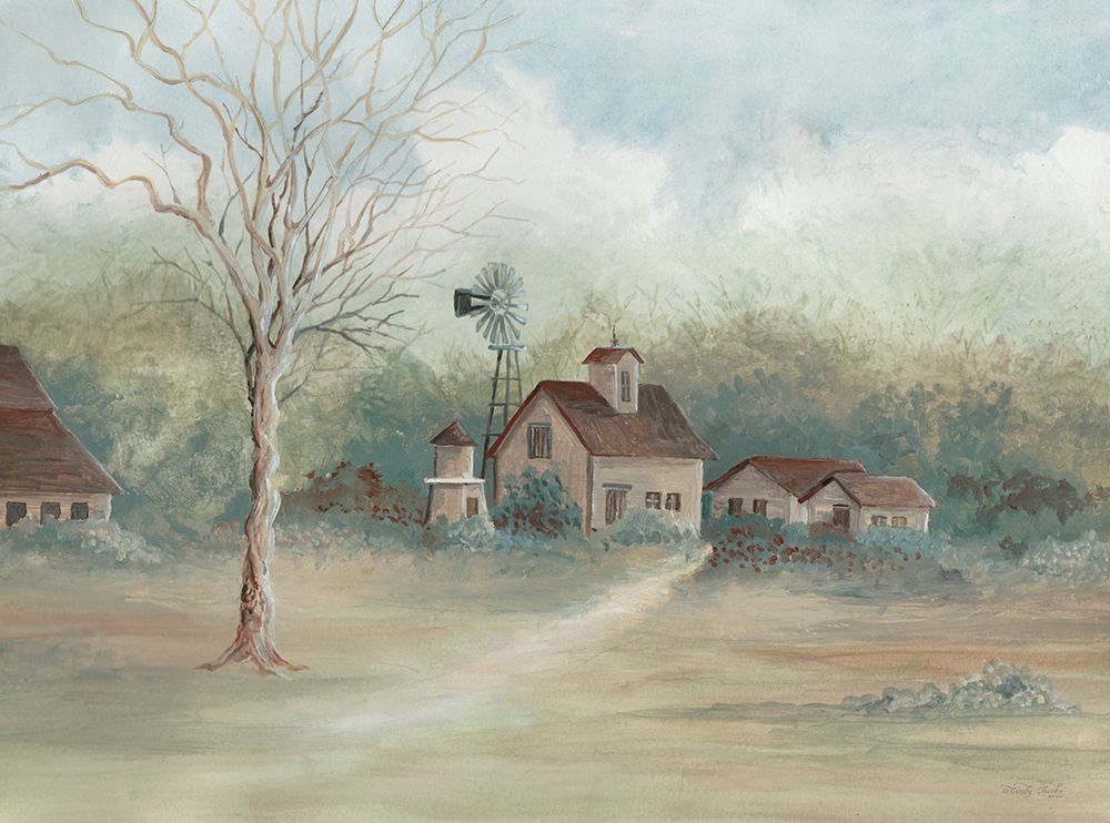 Barns in the Distance art print by Cindy Jacobs for $57.95 CAD