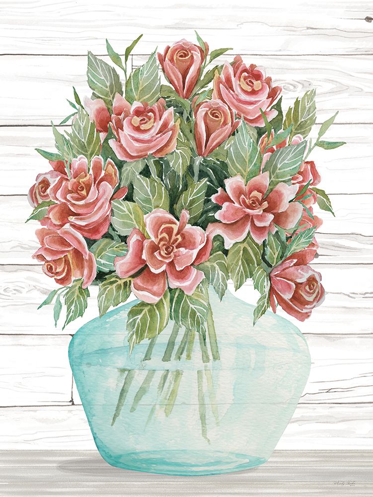 Farmhouse Flowers IV art print by Cindy Jacobs for $57.95 CAD