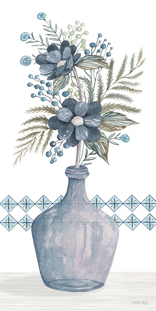 Blue Poppies art print by Cindy Jacobs for $57.95 CAD