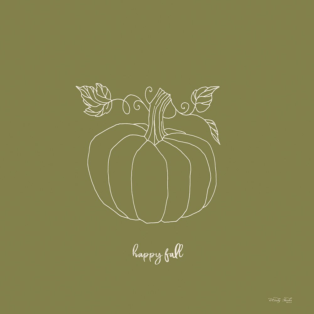 Happy Fall art print by Cindy Jacobs for $57.95 CAD