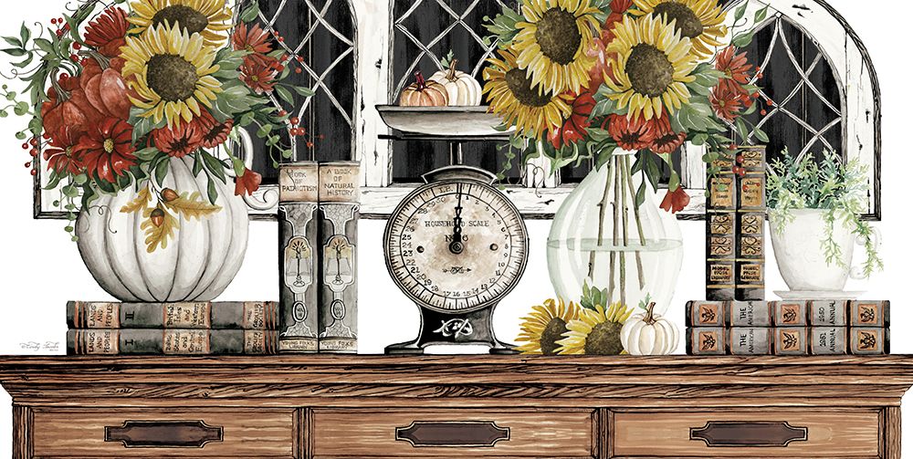 Fall Sunflowers art print by Cindy Jacobs for $57.95 CAD