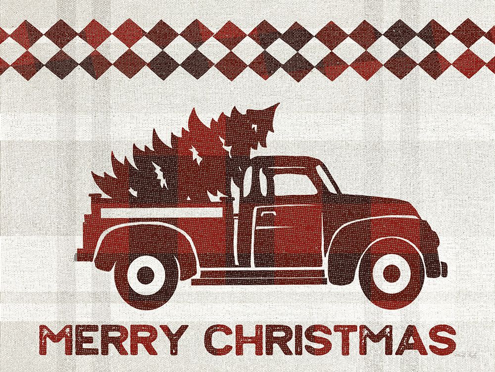 Merry Christmas Truck art print by Cindy Jacobs for $57.95 CAD