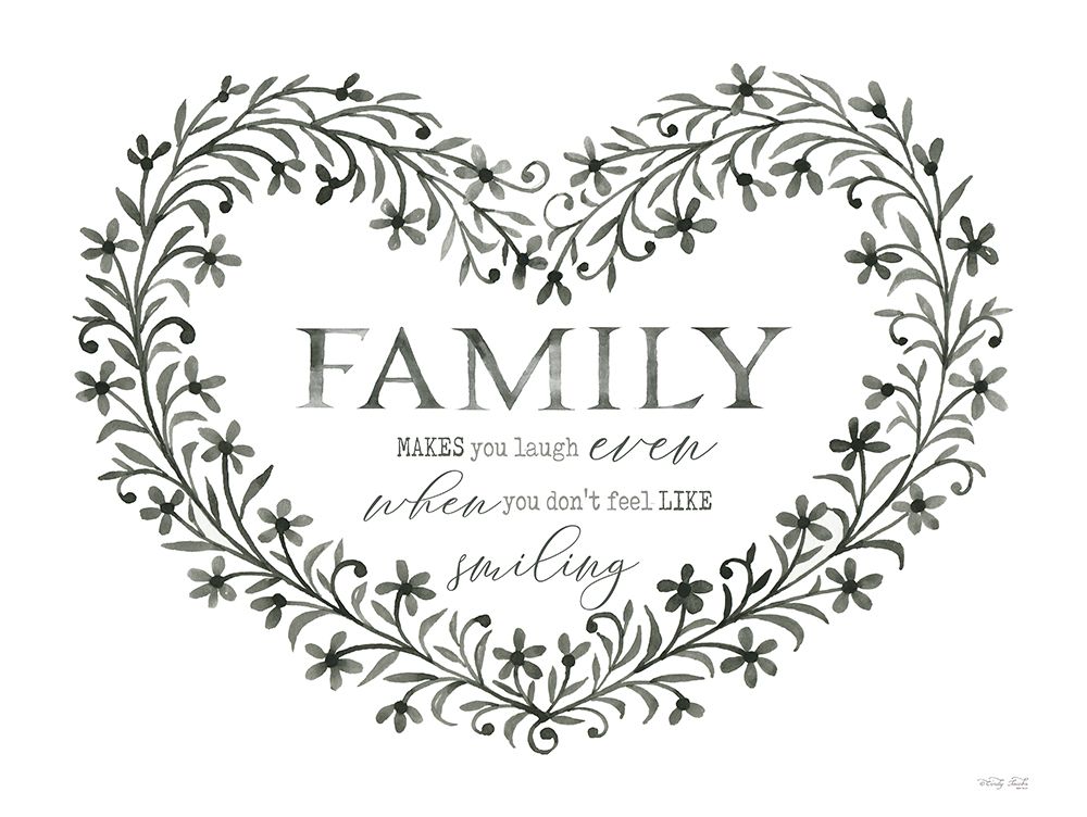 Family Heart art print by Cindy Jacobs for $57.95 CAD