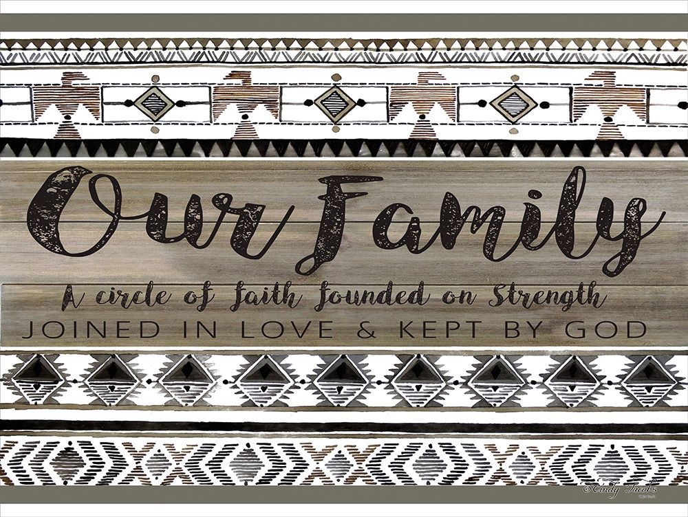 Our Family art print by Cindy Jacobs for $57.95 CAD