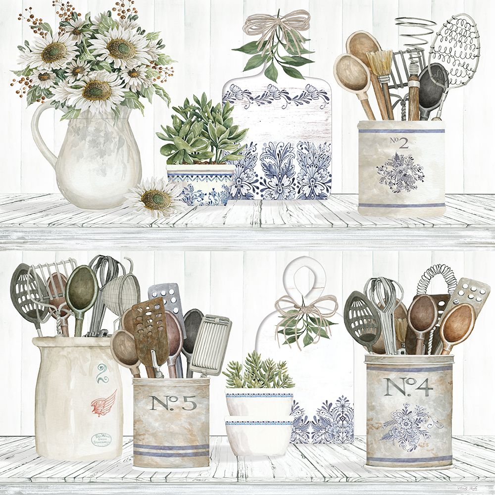 Kitchen Cupboard art print by Cindy Jacobs for $57.95 CAD