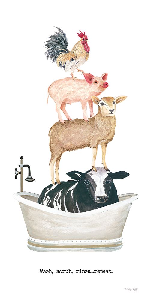 Wash, Scrub, Rinse Repeat art print by Cindy Jacobs for $57.95 CAD