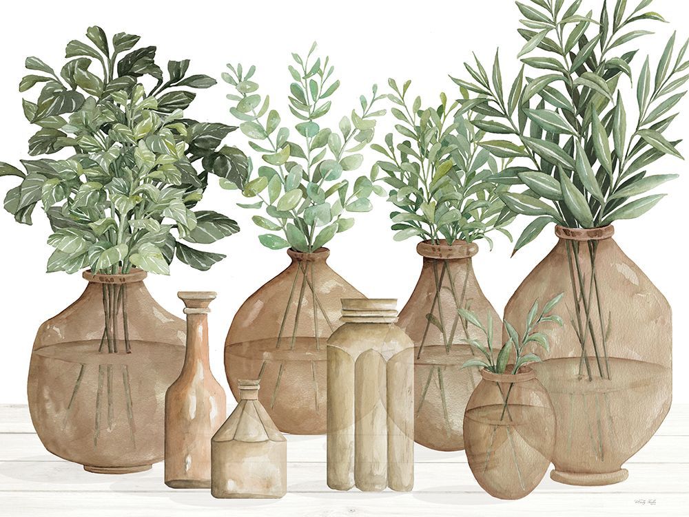 Amber Vases art print by Cindy Jacobs for $57.95 CAD