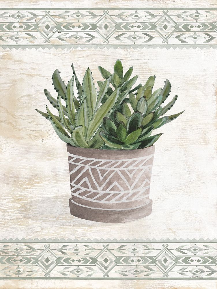 Aztec Succulent IV art print by Cindy Jacobs for $57.95 CAD