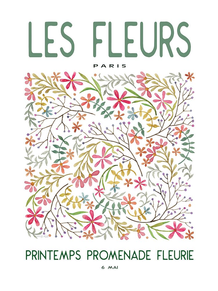 Les Fleurs art print by Cindy Jacobs for $57.95 CAD