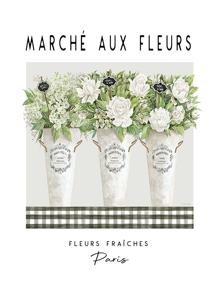Marche Aux Fleurs art print by Cindy Jacobs for $57.95 CAD